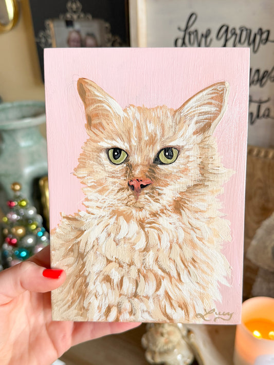 SMALL CUSTOM PET PORTRAIT