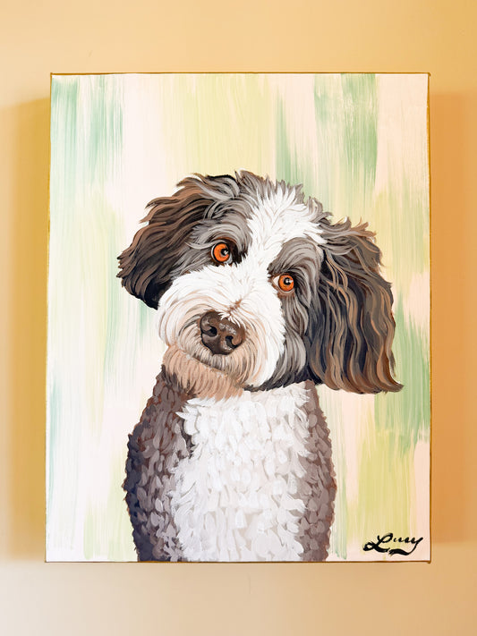 LARGE CUSTOM PET PORTRAIT