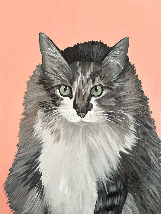 LARGE CUSTOM PET PORTRAIT